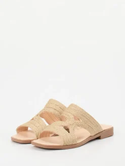 – Pantolette aus Jute in Naturfaser-Optik-Werner Best