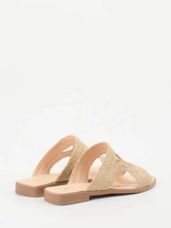 – Pantolette aus Jute in Naturfaser-Optik-Werner Best