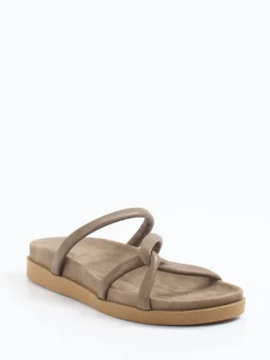 – Pantolette aus Kalbleder in Taupe-Werner Sale
