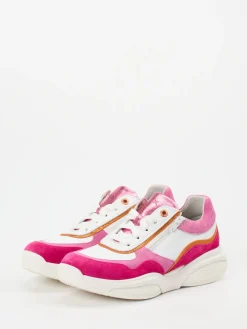 – Chunky Sneaker aus Velour/Leder in Pink-XSENSIBLE Outlet