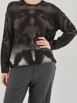 – Feinstrickpullover aus Wollmix Dunkelbraun-Yippie Hippie