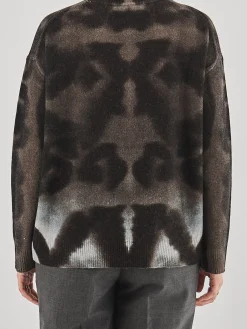 – Feinstrickpullover aus Wollmix Dunkelbraun-Yippie Hippie