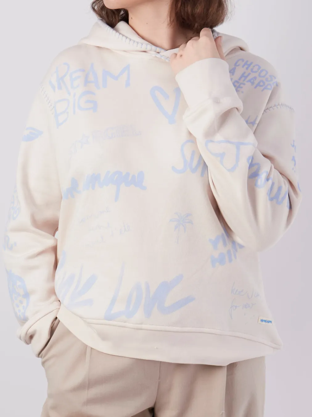 – Kapuzenpullover aus Textil in-Yippie Hippie Sale