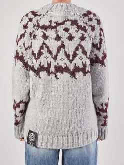 – Strickpullover aus Textil in Hell-Yippie Hippie Best