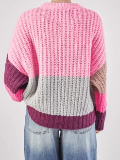 – Strickpullover aus Textil in-Yippie Hippie New