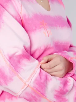 – Sweatshirt aus Baumwolle in Pink-Yippie Hippie Hot